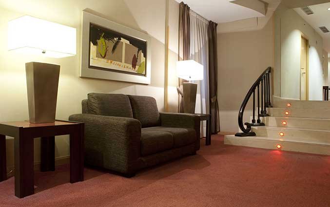 Zithoek van Hotel Regente in Madrid