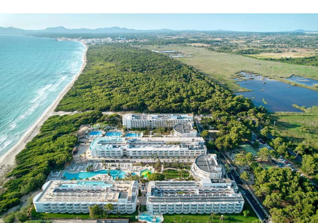 Luchtfoto van Iberostar Albufera Playa Mallorca