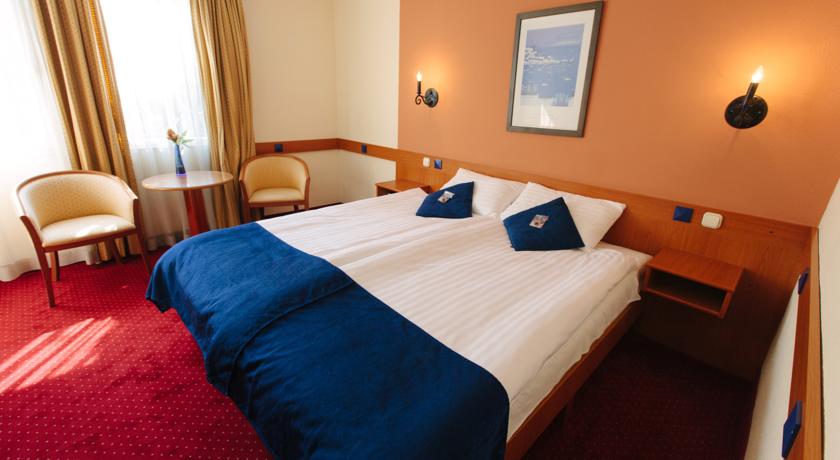 Tweepersoonskamer van Hotel Mediterran in Budapest