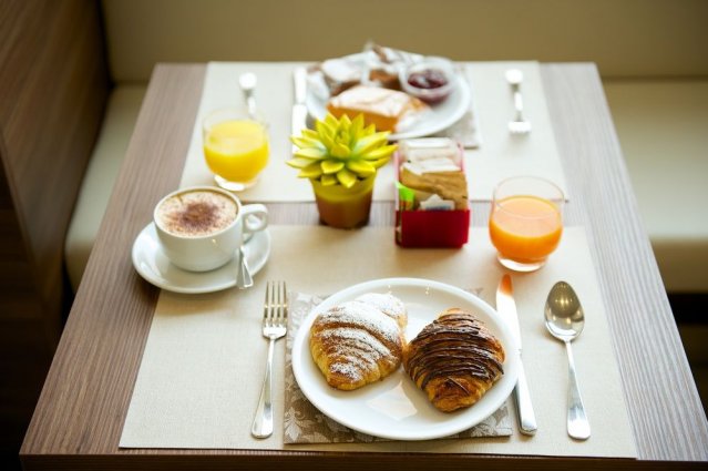 Ontbijtzaal van Hotel Best Western Luxor in Turijn