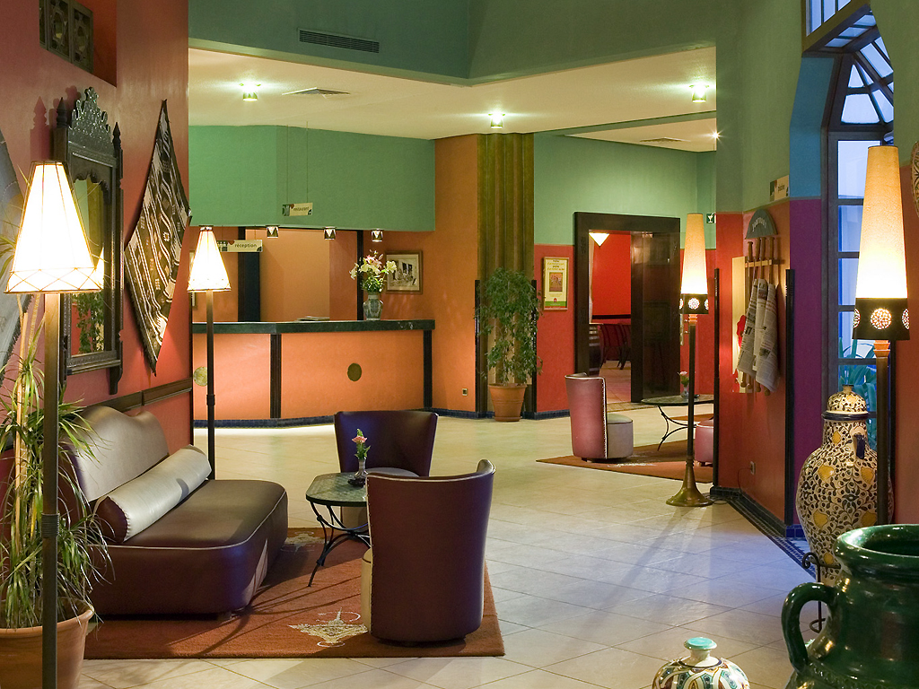 Zithoek van Hotel Ibis in Fez