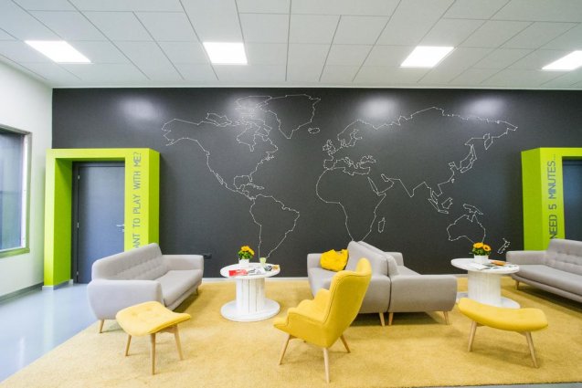 Zithoek van Hotel Ornato Milaan