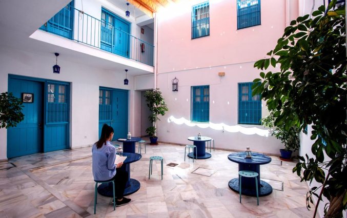 Terras van Hotel Casual Sevilla de Las Letras in Sevilla