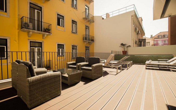 Dakterras van Residencial Florescente Lissabon