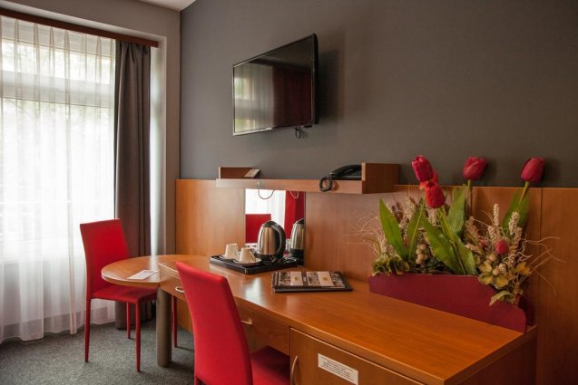 Tweepersoonskamer van Hotel Alexander in Krakau