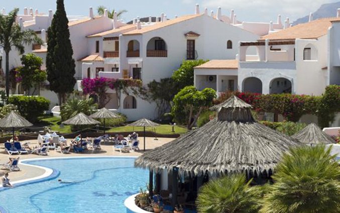 Uitzicht vanaf Aparthotel Fairways Club op Tenerife