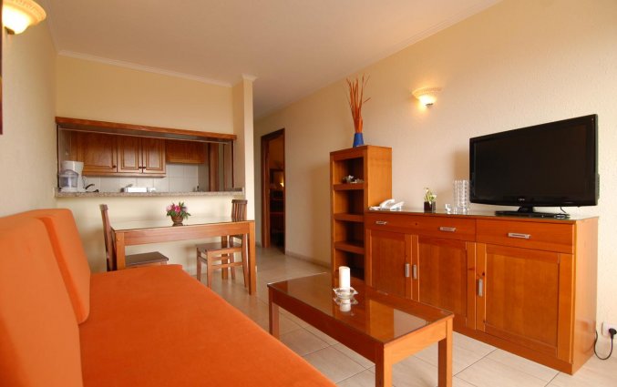 Woonkamer van appartementen Caribe