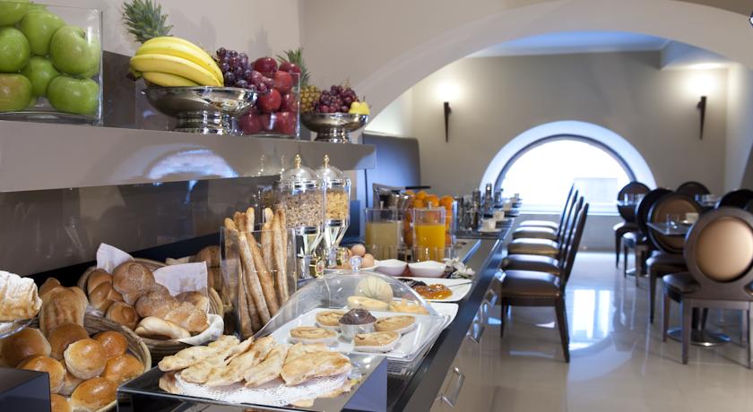 Ontbijtzaal van Hotel Fiume in Rome