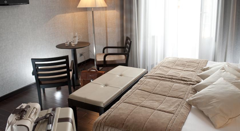 Tweepersoonskamer van Hotel Fiume in Rome