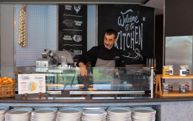 Ontbijtbuffet van Hotel Gran Bilbao