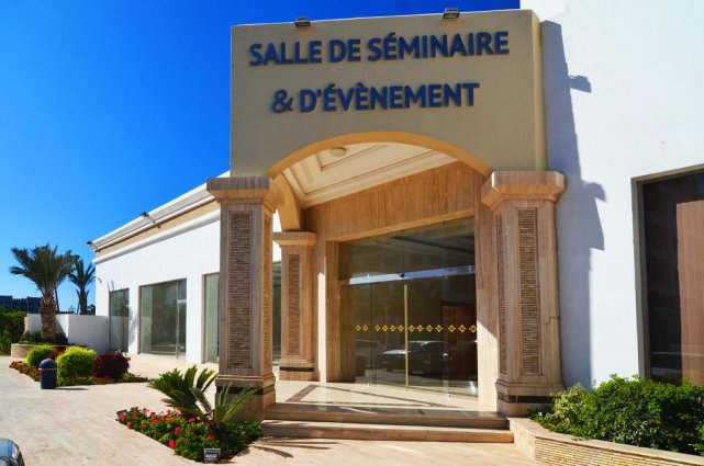 De ingang van Aparthotel Atlantic Palm Beach Agadir