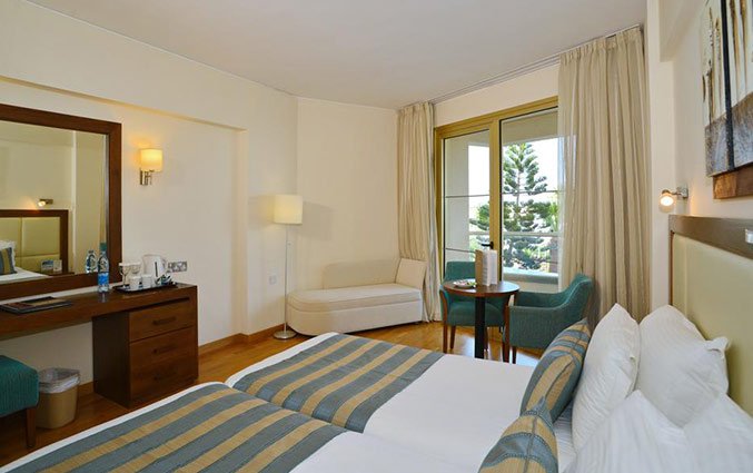 Tweepersoonskamer van Hotel Golden Bay Beach in Larnaca - Cyprus