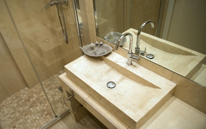 Badkamer van Hotel Villa Rivoli Nice