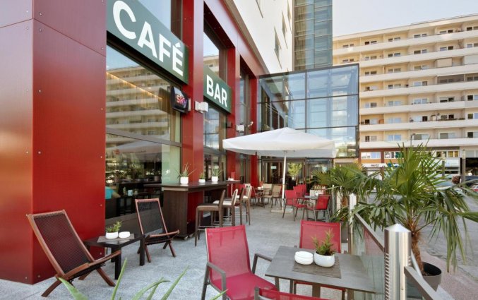 Terras van Hotel Austria Trend Europa Salzburg