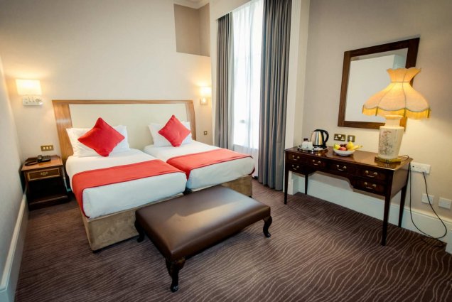 Tweepersoonskamer van Hotel Albany House in Dublin