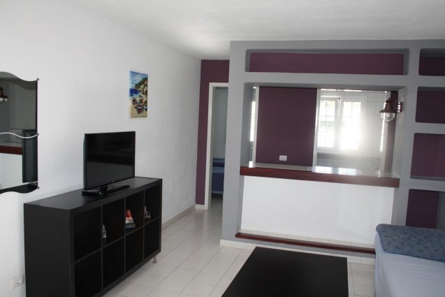 Woonkamer van een appartement van Hotel Vista Mar op Lanzarote de Canarische Eilanden