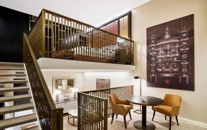 Loft suite bij Hilton Budapest