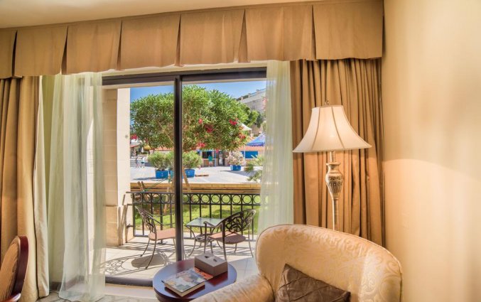Tweepersoonskamer van Grand Hotel Excelsior op Malta