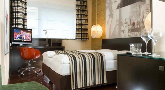 Tweepersoonskamer van Hotel Soho Boutique in Budapest