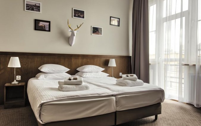 Tweepersoonskamer van Aparthotel Daniel Griffin in Krakau