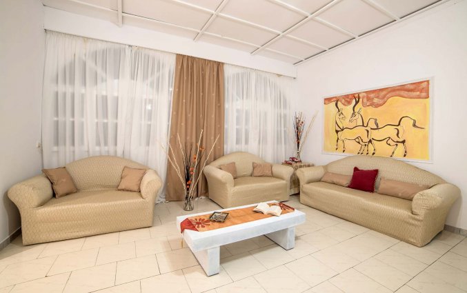 Lobby van Hotel Villa Olympia op Santorini