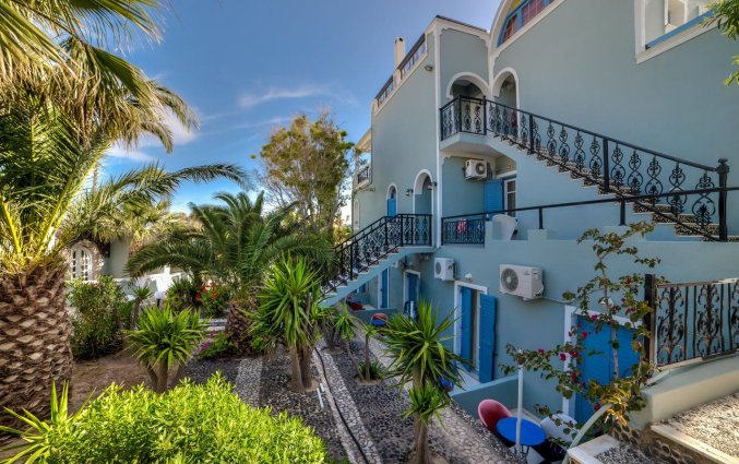 Tuin van Hotel Villa Olympia op Santorini