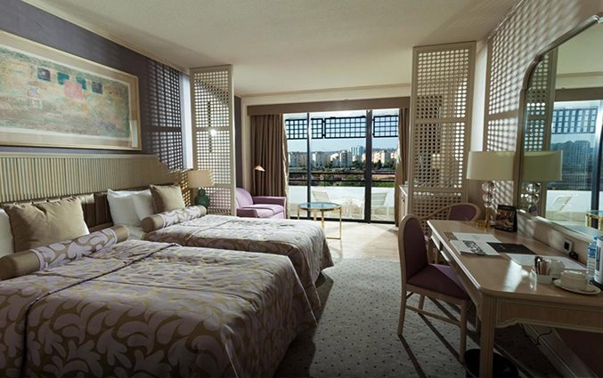 Tweepersoonkamer van hotel Rixos Downtown Antlaya