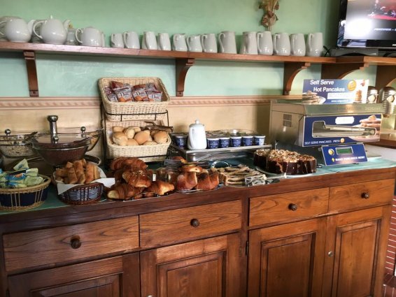 Ontbijtbuffet van Hotel Desiree in Florence