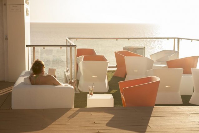 Zitgedeelte bij Hotel Riviera Vista op Gran Canaria