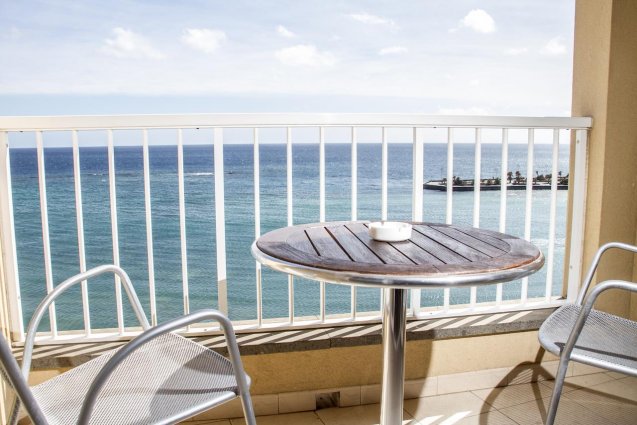 Terras van Hotel Diamar op Lanzarote