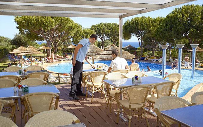 Terras van Appartementen Quinta Pedra Dos Bicos in de Algarve