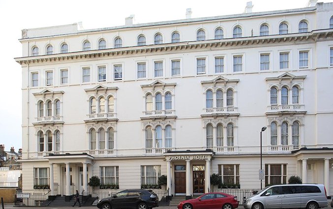 Gebouw bij hotel Phoenix Londen