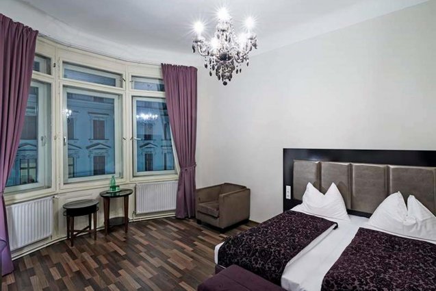 Tweepersoonskamer met twinbeds Baron am Schottentorn in  Wenen