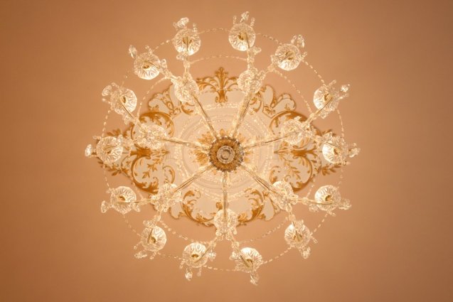 Kroonluchter van Hotel Pertschy Paleis in Wenen