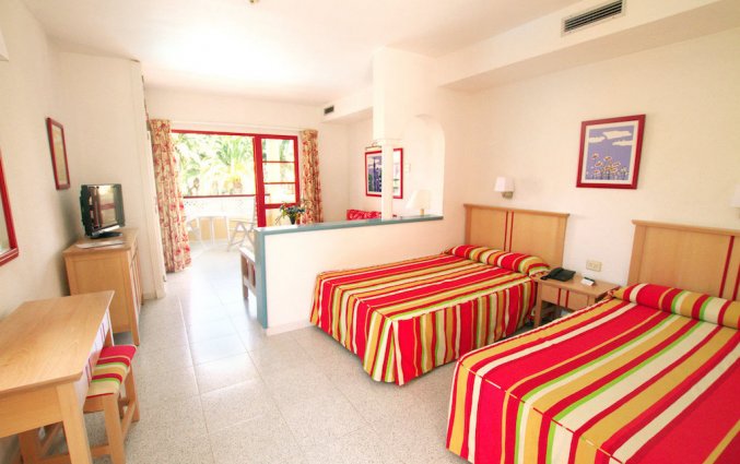 Slaapkamer van appartementen The Koala Garden Suites in Gran Canaria