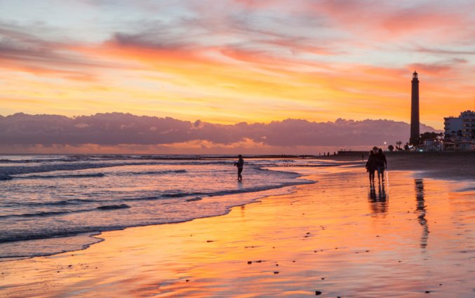Strand van appartementen The Koala Garden Suites in Gran Canaria
