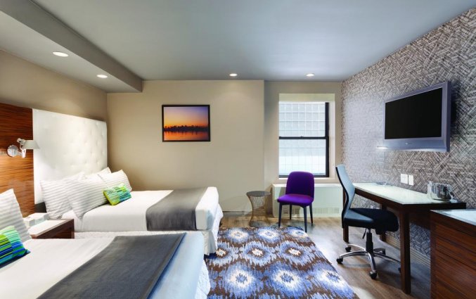 Vierpersoonskamer van Hotel The Gallivant Times Square New York