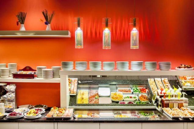 Ontbijtbuffet van Hotel Royal Park in Budapest
