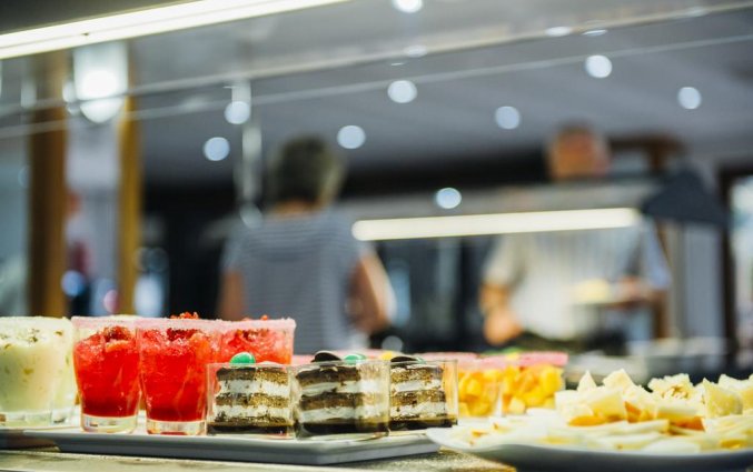 Ontbijtbuffet van Appartementen Palm Beach Club Tenerife