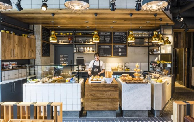 Ontbijtbuffet van Hotel Novotel Canary Wharf in Londen