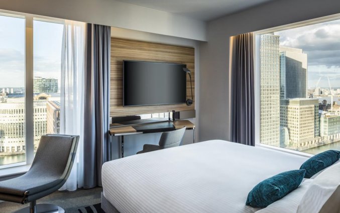 Tweepersoonskamer van Hotel Novotel Canary Wharf in Londen