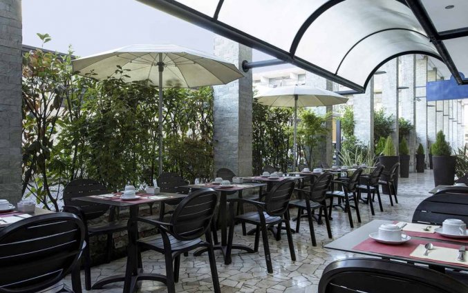 Terras van Hotel Best Western Tritone in Venetie