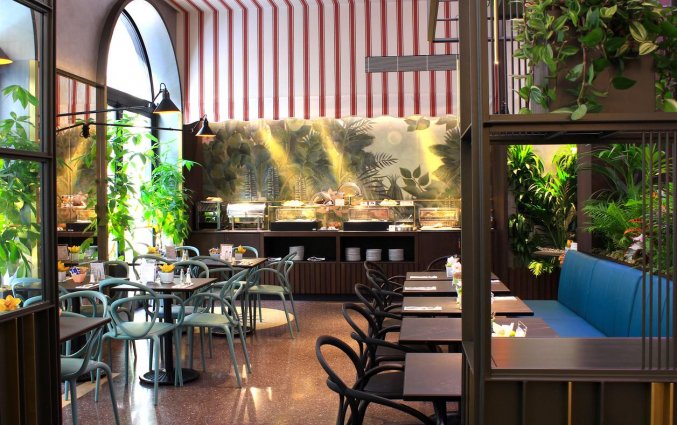 Het restaurant van Hotel Sanpi Milaan