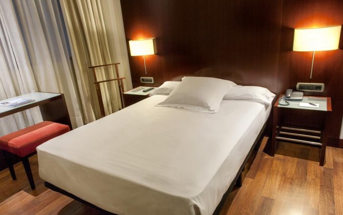Tweepersoonskamer van Hotel Zenit in Bilbao