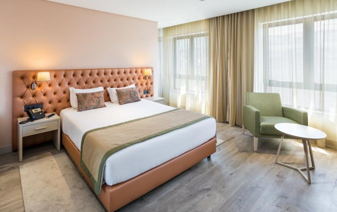 Tweepersoonskamer met tweepersoonsbed van Hotel Empire Lisbon in Lissabon