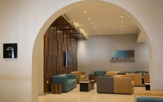 Zithoek van hotel Paradise Bay malta